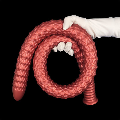 MinYn アナルプラグ 超長い 全長100cm 吸盤付き 液体シリコン 二つのサイズ - TaRiss's