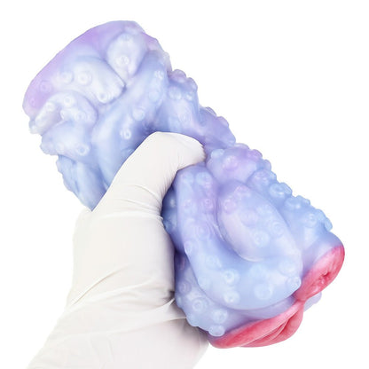 MinYn タコの触手 オナホール オナホ ペニス刺激 アナルプラグ 凹凸あり 非貫通 多種用途 液体シリコン - TaRiss's