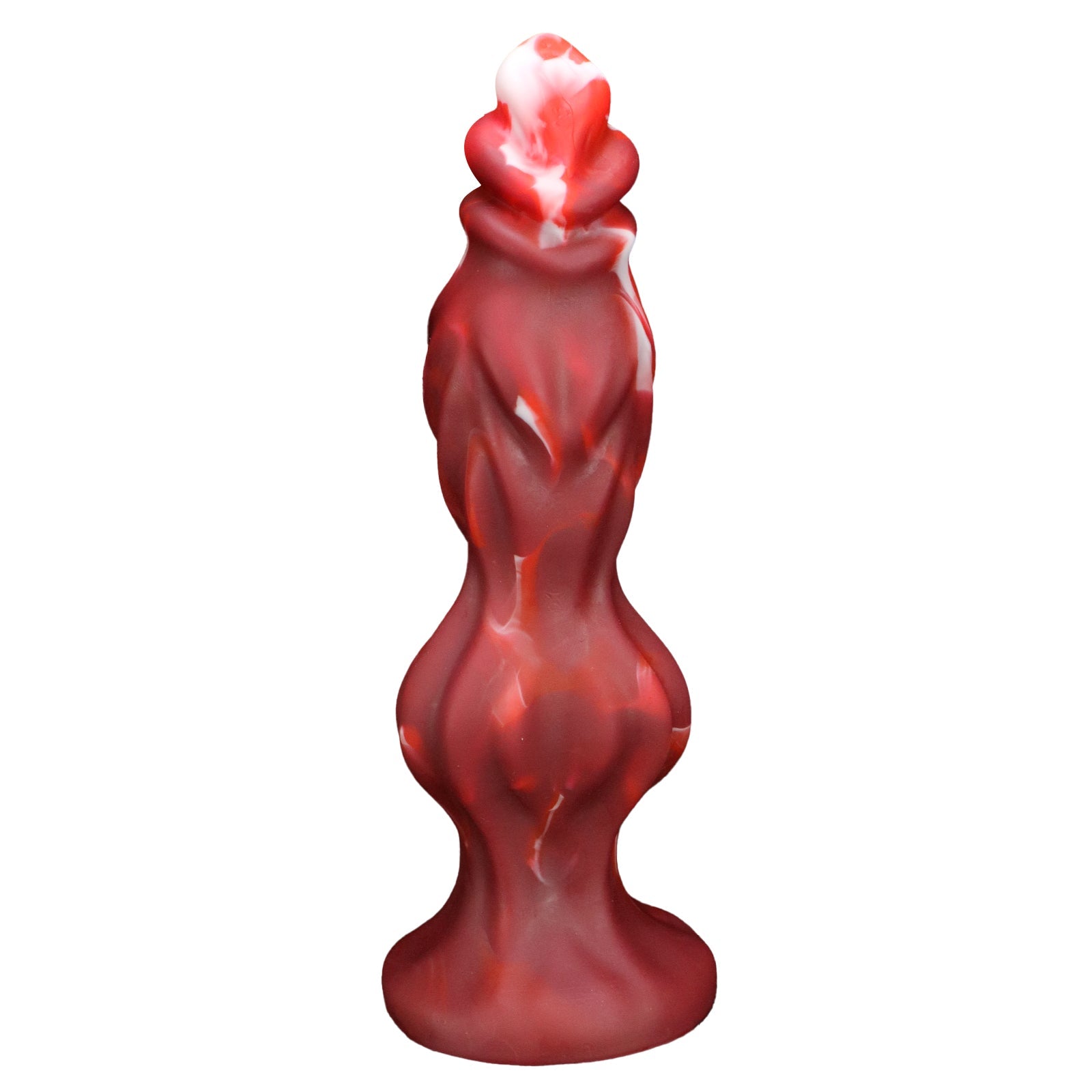 MinYn アナルプラグ 混色仕様 凹凸あり 液体シリコン 吸盤付き - TaRiss's