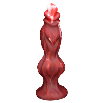 MinYn アナルプラグ 混色仕様 凹凸あり 液体シリコン 吸盤付き - TaRiss's