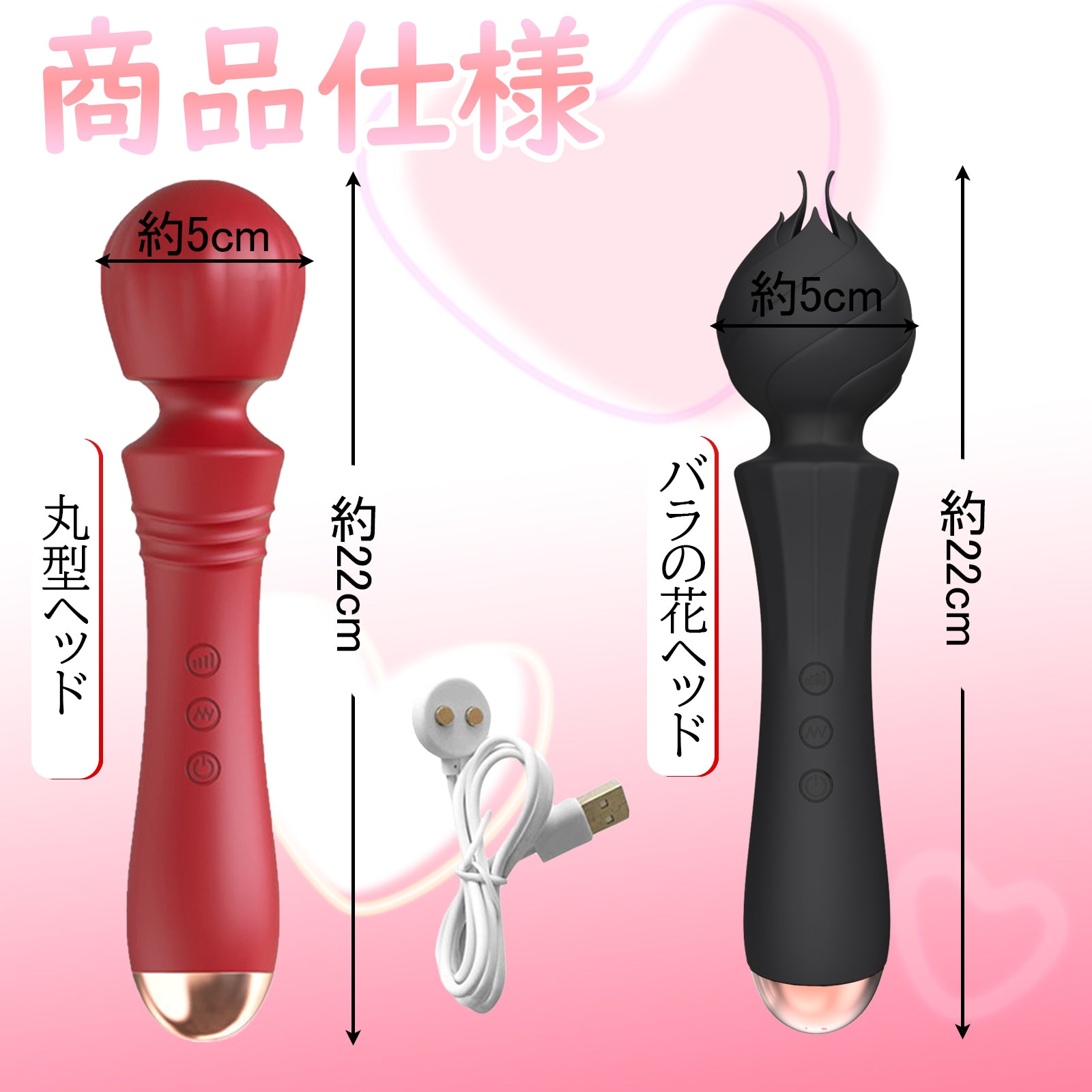 MinYn 電マ 強力振動 バイブ 20段階振動モードX8段階強弱調整 Cスポット刺激 クリ攻め シリコン 女性向け 大人のおもちゃ - TaRiss's