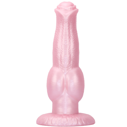 MinYn アナルプラグ アナル開発 馬のディルド 凹凸あり 液体シリコン 吸盤付き ピンク - TaRiss's