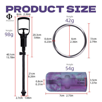 MinYn オナホ オナホール アナルプラグ タコの形 貫通式 液体シリコン 吸引ポンプ 手動式 二代目 「ケブラーさん」と「アヴィナさん」 - TaRiss's
