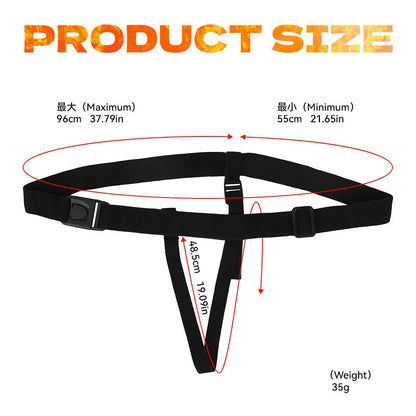 MinYn アナルプラグ 溶燭 液体シリコン ベルト付け 外出用可 調節可能 装着簡単 取り外し可能 初心者向け - TaRiss's