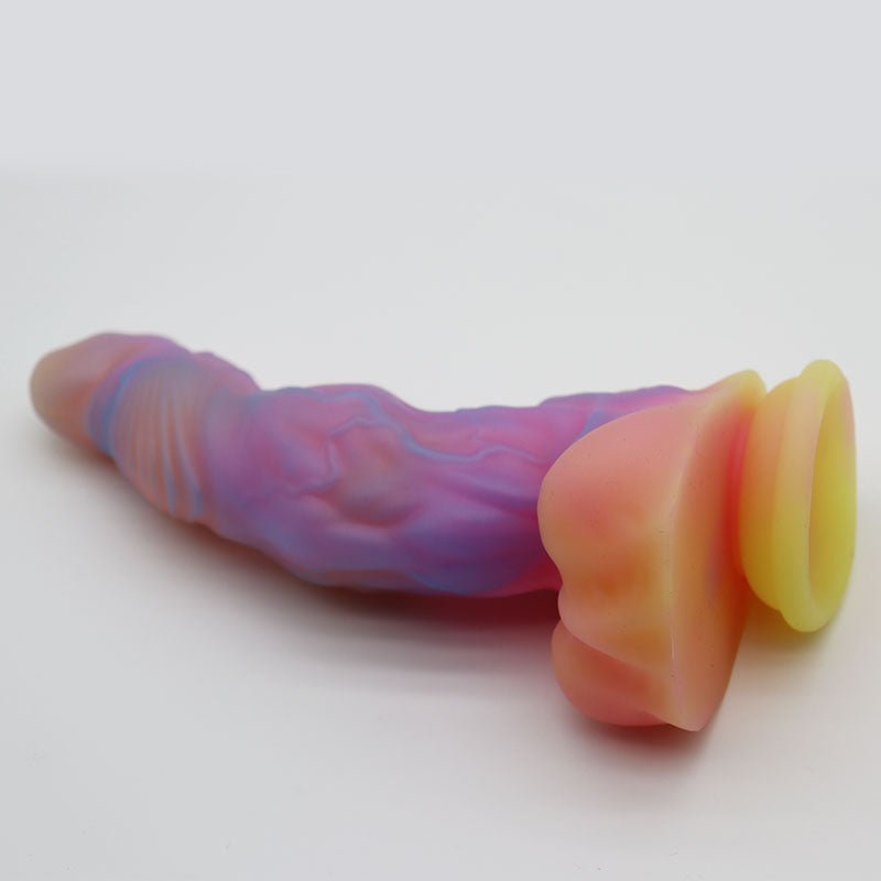 MinYn アナルプラグ ディルド アナル開発 吸盤仕様 夜光可能 液体シリコン 「星嵐」 - TaRiss's