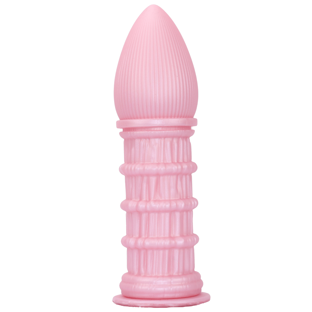 MinYn 書道筆 アナルプラグ アナル開発 吸盤付き 凹凸あり 液体シリコン - TaRiss's