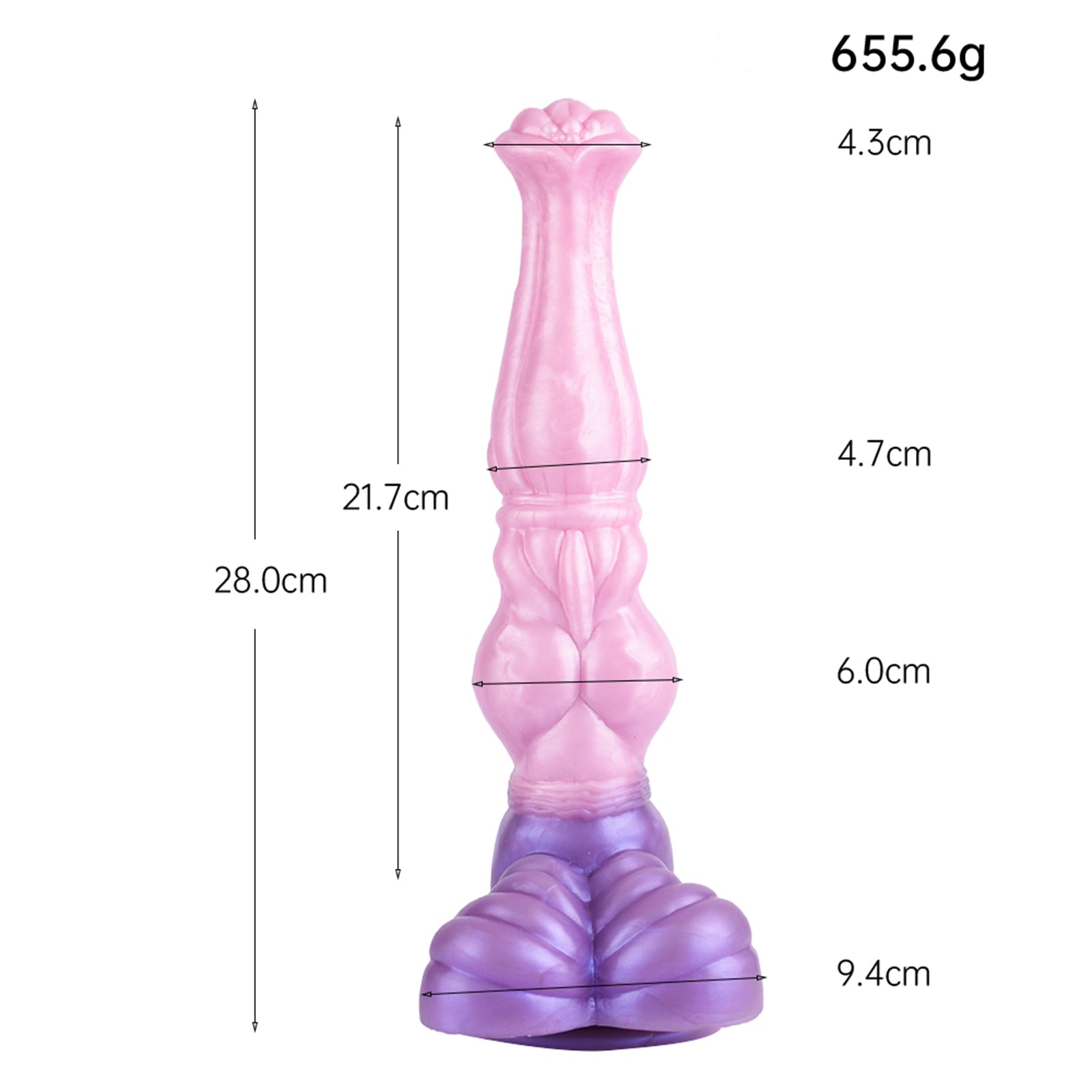 MinYn アナルプラグ 馬のディルド 凹凸あり 液体シリコン 吸盤付き - TaRiss's