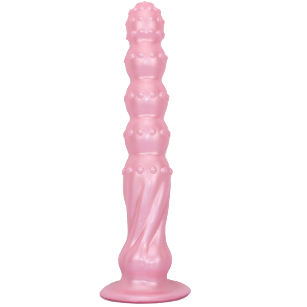 MinYn 金砕棒 アナルプラグ イボあり 液体シリコン 吸盤付き 三つのサイズ 二つの色 - TaRiss's