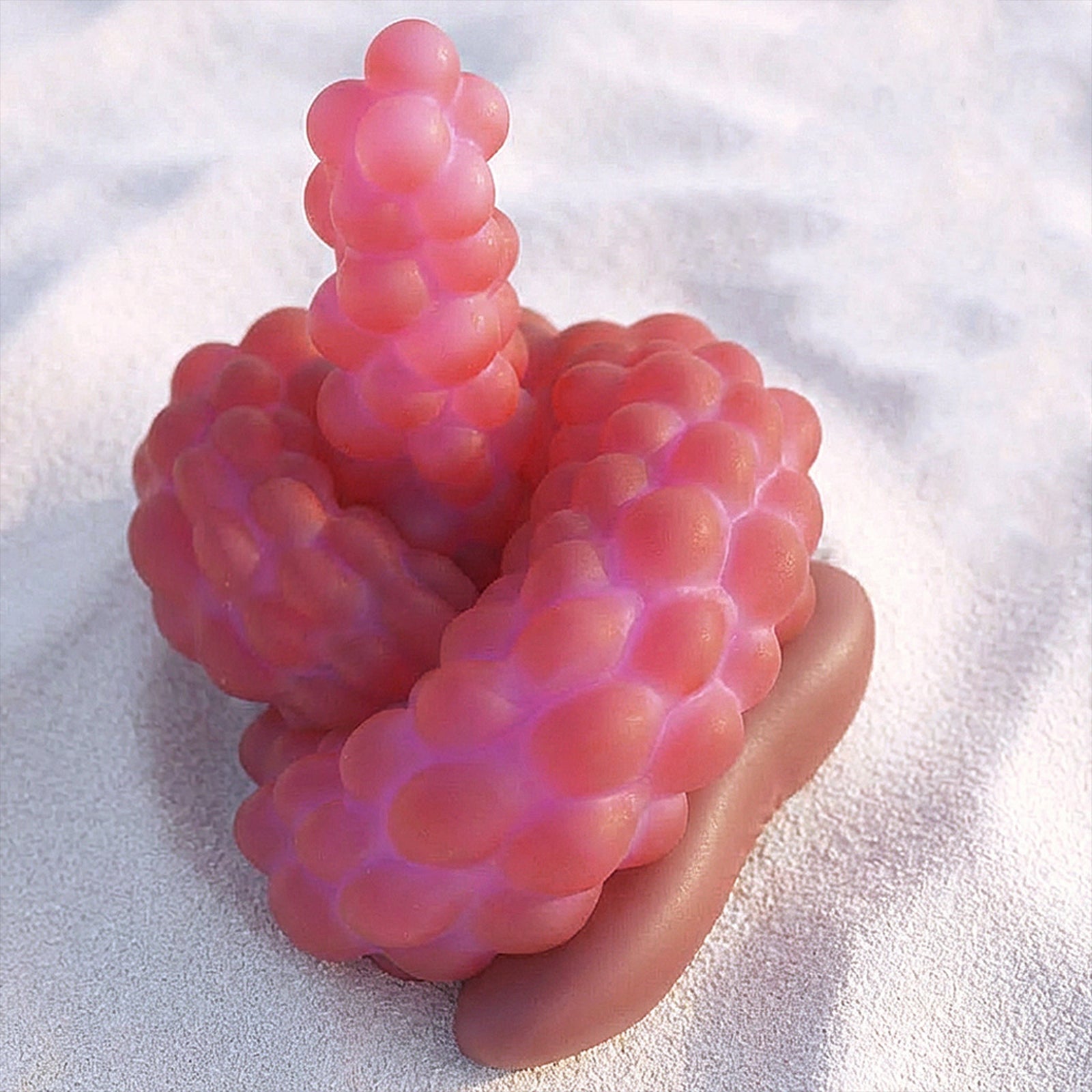 MinYn 感温変色 ぶどう アナルプラグ アンカー台座 初心者向け 液体シリコン - TaRiss's