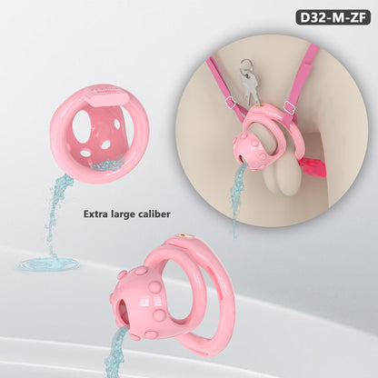 MinYn 貞操具 シリコン突起 樹脂製品 尿道プラグ付き アナルバイブ付き ベルト付き - TaRiss's