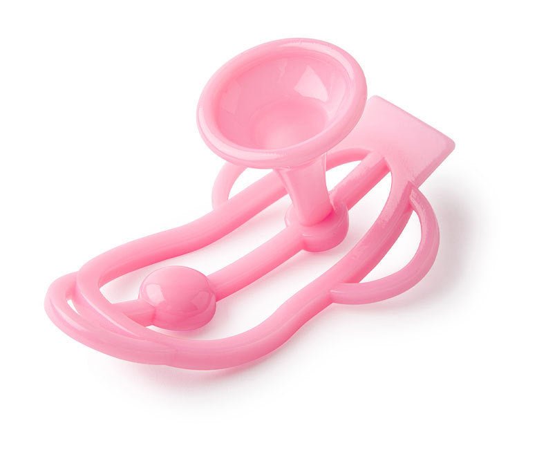 MinYn fufu clip フーフークリップ 貞操具 樹脂製品 ベルトき ピンク色 - TaRiss's
