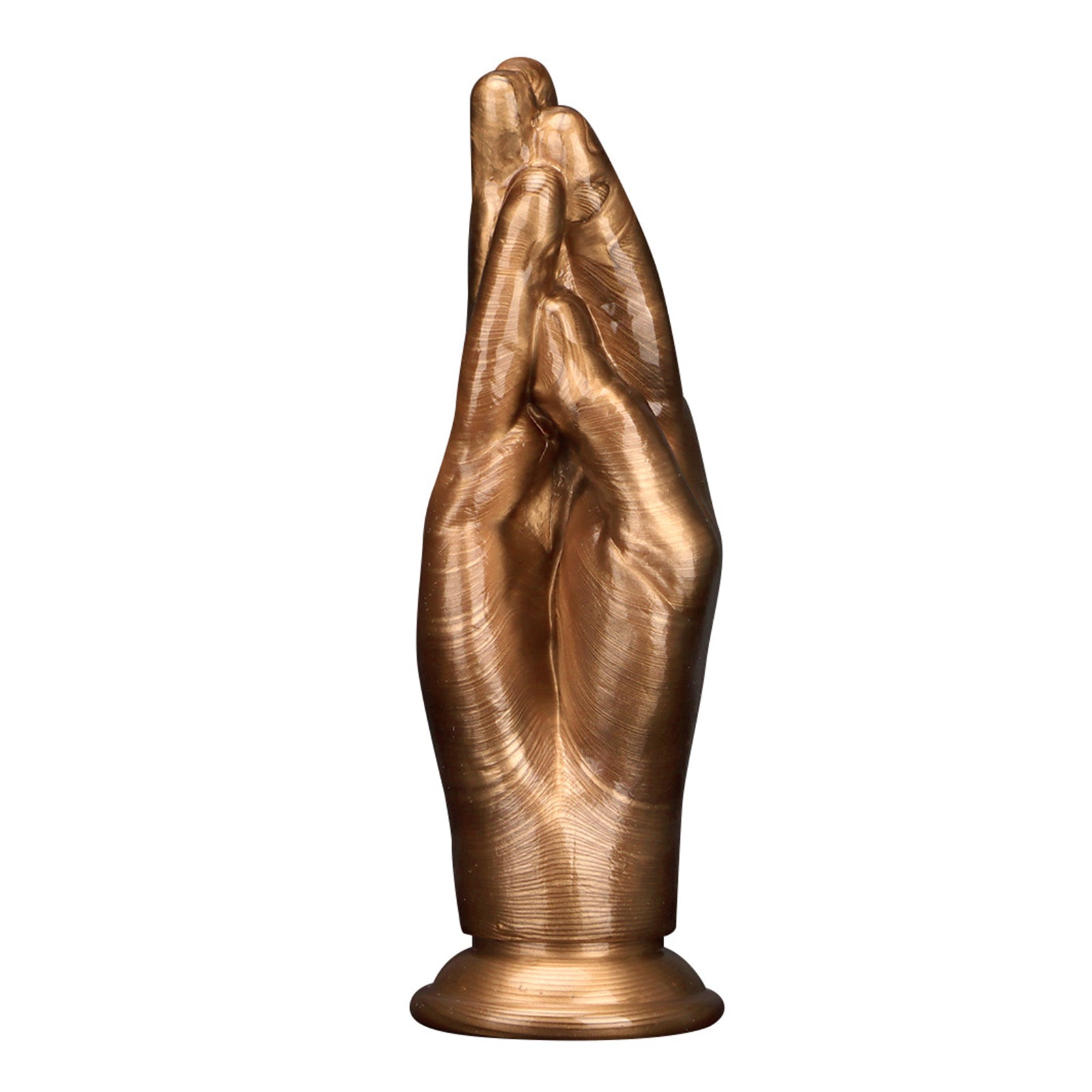 MinYn アナルプラグ アナル開発 手の形 凹凸あり PVC ブラウン - TaRiss's