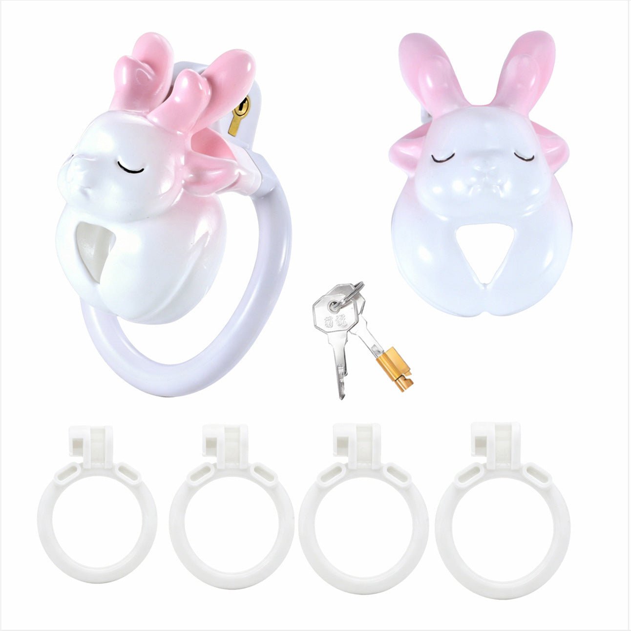MinYn こじか 貞操具 樹脂製品 鍵付き 男性用 SM 外出用可 - TaRiss's