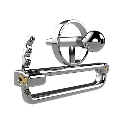 MinYn 貞操具 中空拘束具 尿道責め ステンレス製 鍵付き 男性用 SM 超上級者向け - TaRiss's