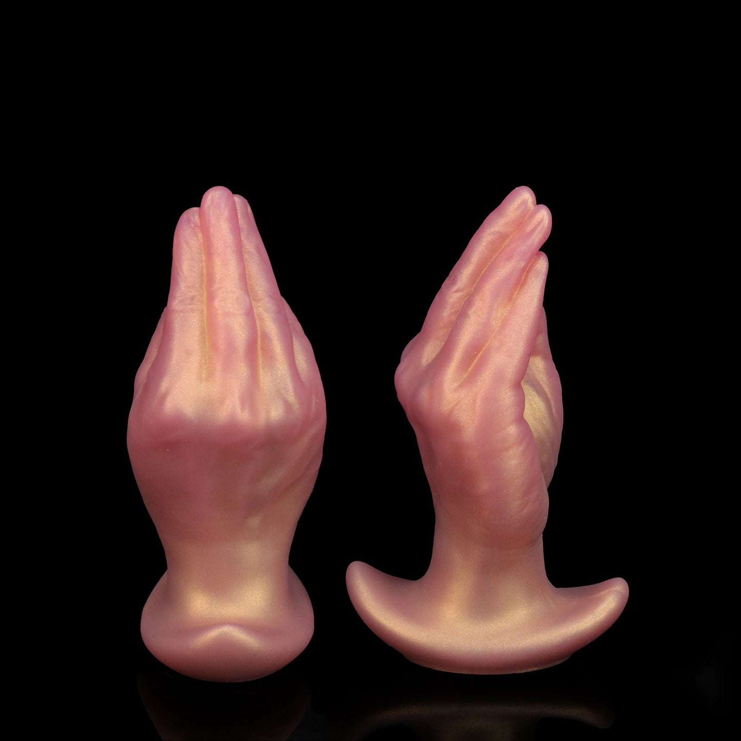 NIGHTLOOM アナルプラグ 凹凸あり フィスト 擬似手コキオナホ アンカー形台座 液体シリコン - TaRiss's