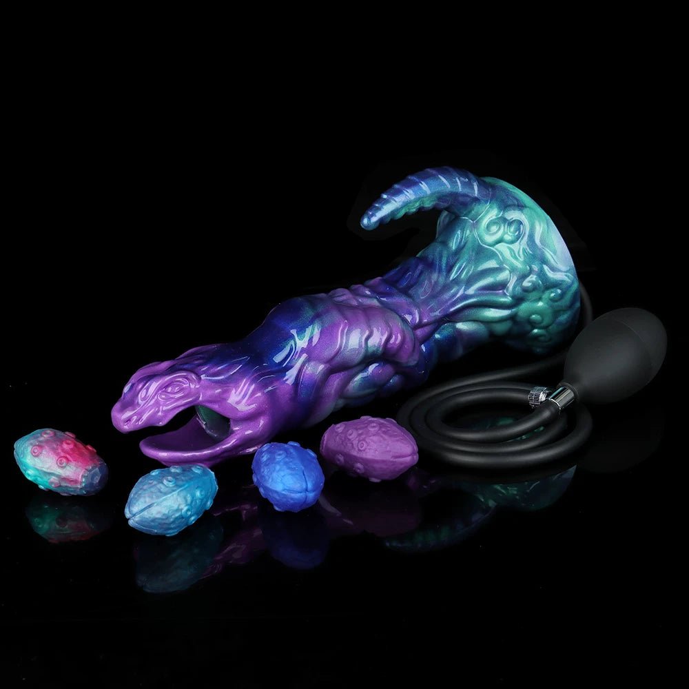 NIGHTLOOM 産卵器 尾刺激 凹凸あり 卵付き モンスター 吸盤付き シリコン製 2色 - TaRiss's