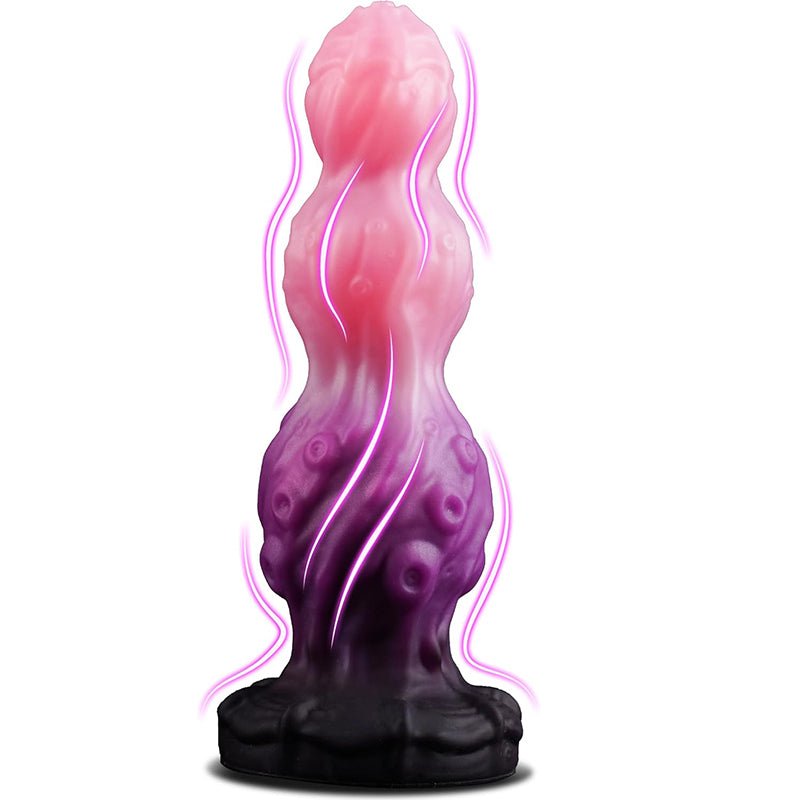 NIGHTLOOM アナルプラグ 凹凸あり 触手 3ビーズ 吸盤付き 混色仕様 - TaRiss's