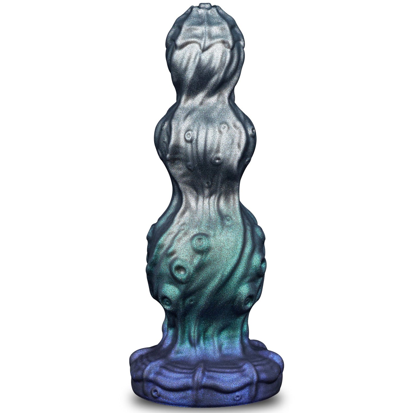 NIGHTLOOM アナルプラグ 凹凸あり 触手 3ビーズ 吸盤付き 混色仕様 - TaRiss's