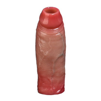 NIGHTLOOM ペニスサック 貫通式 凹凸あり リアルな血管 陰茎袖 ペニスリング 液体シリコン 二つのサイズ - TaRiss's