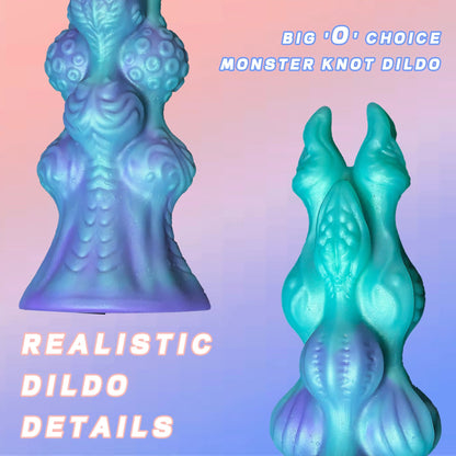 NIGHTLOOM アナルプラグ 突起あり モンスター 中央突出 液体シリコン 吸盤付き - TaRiss's