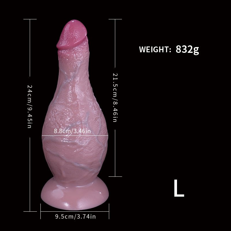 NIGHTLOOM ディルド 凹凸あり 本物の亀頭 リアルな血管 シリコン製 吸盤付き 三つのサイズ - TaRiss's