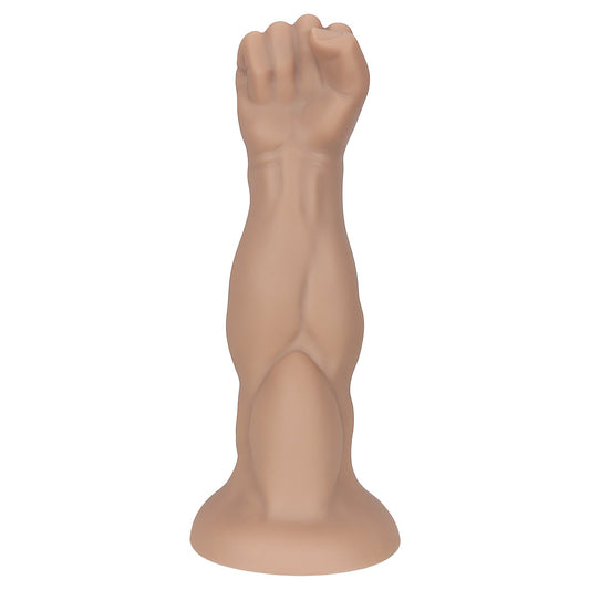 NIGHTLOOM アナルプラグ 拳のデザイン 強い筋肉 吸盤付き 凹凸あり 液体シリコン 肌色 全5サイズ - TaRiss's