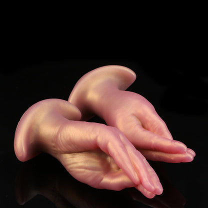 NIGHTLOOM アナルプラグ 凹凸あり フィスト 擬似手コキオナホ アンカー形台座 液体シリコン - TaRiss's