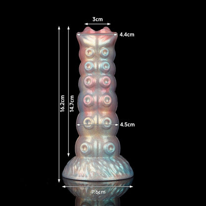 NIGHTLOOM 産卵器 触手 凹凸あり 卵付き 吸盤付き シリコン製 混色仕様 - TaRiss's