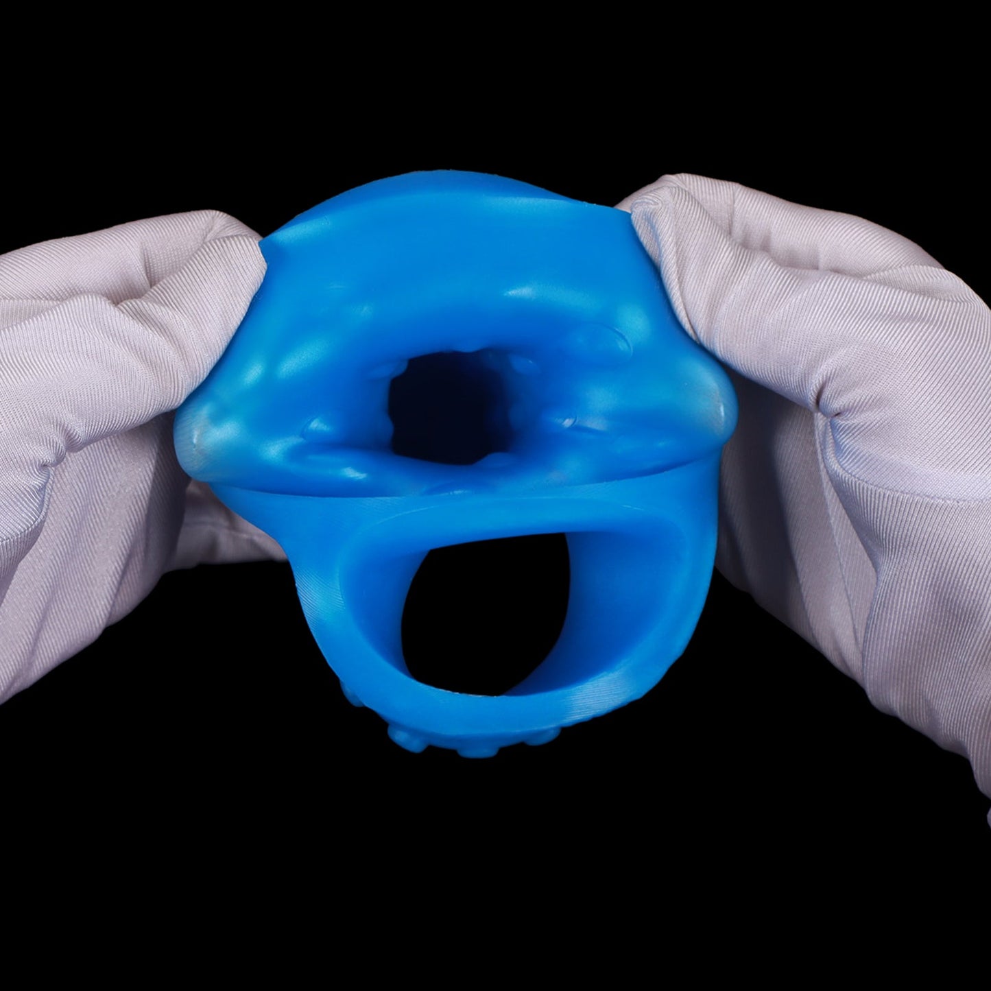 NIGHTLOOM ペニスサック 凹凸あり 非貫通式 タコの触手 吸盤 ペニスリング 陰茎袖 混色仕様 液体シリコン - TaRiss's