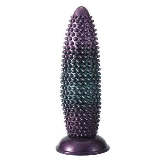 NIGHTLOOM アナルプラグ 凹凸あり シリコン製 吸盤付き 混色仕様 6.2cmX23cm - TaRiss's