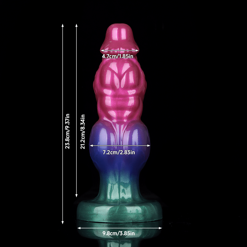 NIGHTLOOM ディルド 凹凸あり 本物の亀頭 強い筋肉 シリコン製 吸盤付き 三つのサイズ - TaRiss's