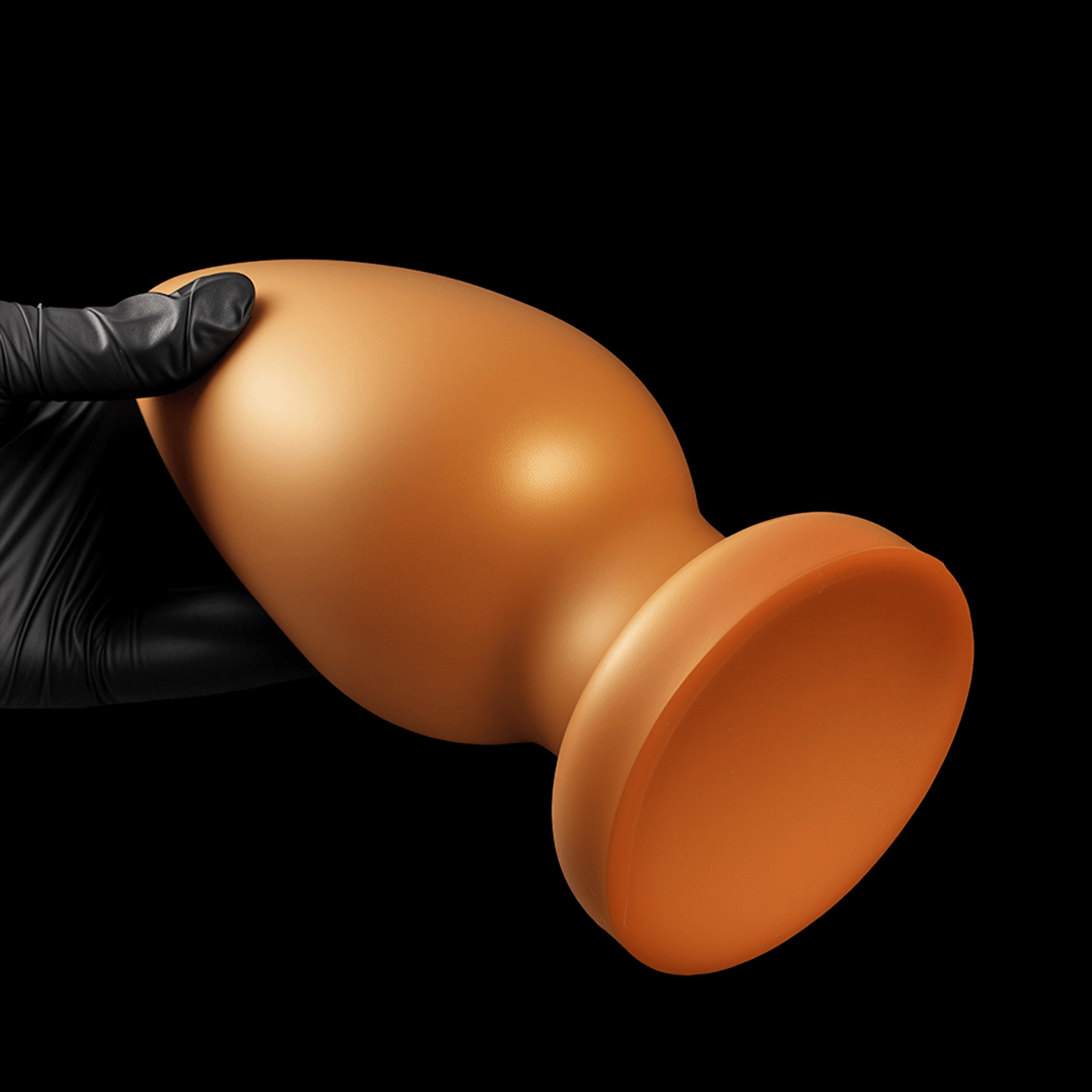 NIGHTLOOM アナルプラグ 液体シリコン 吸盤付き ゴールド 全9サイズ - TaRiss's