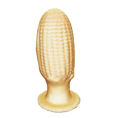TaRiss's トウモロコシ アナルプラグ 凹凸あり 吸盤付き 液体シリコン ゴールド
