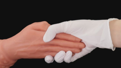 MAPARON 合掌 アナルプラグ アナルビーズ 凹凸あり 吸盤付き 液体シリコン 7.8x30.8cm