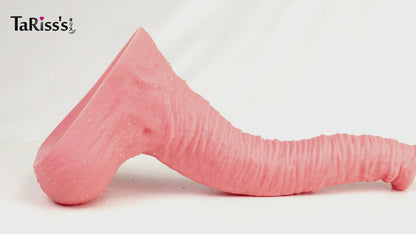 TaRiss's Elephant Nose Anal Plug Six Sizes Platinum Silicone