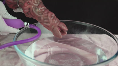 MinYn 8点セット サンラン器 アナル玉5点 インフレート式 アナルプラグ 茶色