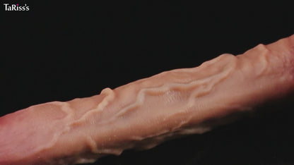 TaRiss's 3点セット 中空式ディルド 蓋付き 接続用部品あり 多種用途 液体シリコン製