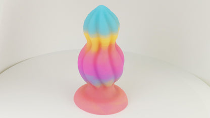 TARISS'S Anal plug Anal Development Gourd with unevenness Yellow Blue