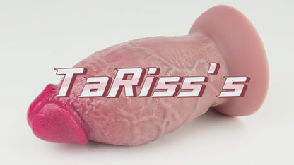 TaRiss's ディルド アナルプラグ 凹凸あり 吸盤仕様 液体シリコン 上級者向け 「白虎」