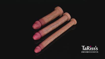 TARISS'S Tenni Dildo Dildo 2 -layer structural sucker specification liquid silicon