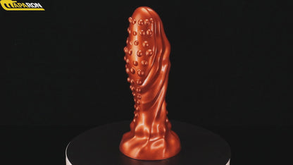 MAPARON アナルプラグ イボあり 吸盤付き 液体シリコン