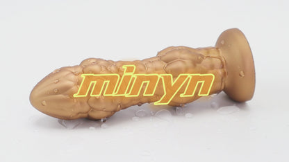 MinYn リヤム アナルプラグ アナル開発 凹凸あり 吸盤仕様 液体シリコン 二つの色 三つのサイズ