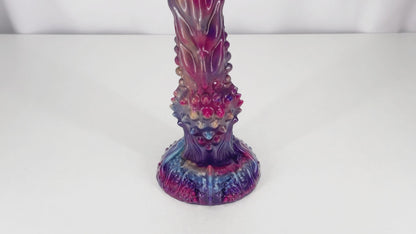 MAPARON 超長いアナルプラグ アナル開発 凹凸あり 吸盤付き 液体シリコン 7.3x51cm「風の翼」