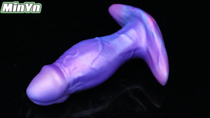 MinYn アナルプラグ 凹凸あり アナル拡張 アンカー形台座 液体シリコン