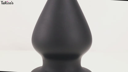 TaRiss's アナルプラグ 吸盤付き シリコン ブラック