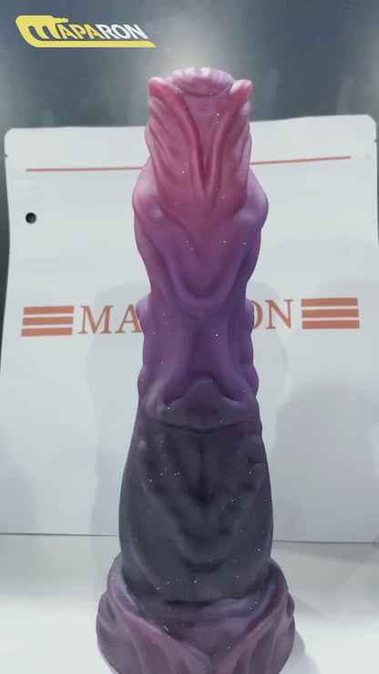 MAPARON Bicone Anal Plug with Concave and Convex Base Silicone 6.5cmx23cm