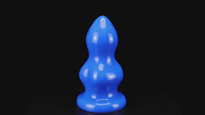 MAPARON アナルプラグ PVC 吸盤付き ブルー
