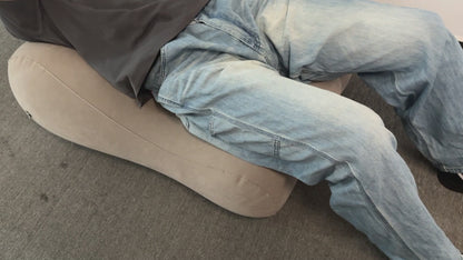 TaRiss's インフレータブルパッド エアクッション セックス枕 空気注入式 抱き枕 腰枕 多用途 S形