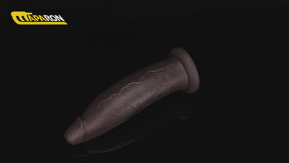 MAPARON バナナ ディルド アナルプラグ 凹凸あり 吸盤仕様 液体シリコン