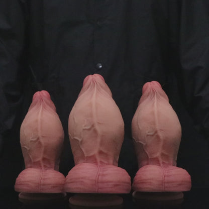 MAPARON ダビデ ディルド アナルプラグ アナル開発 凹凸あり 吸盤付き 液体シリコン